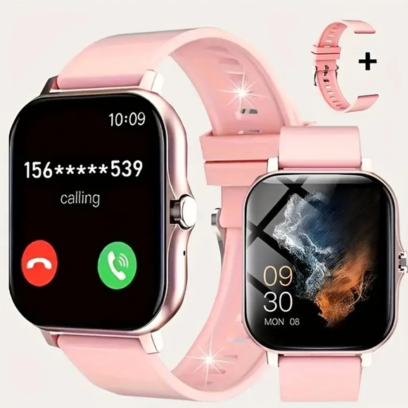 G309 eLuxPro ROSE GOLD HD Smart Watch Wireless Call 100 Fitness Modes - Picture 1 of 4